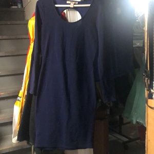 A beautiful navy blue dress